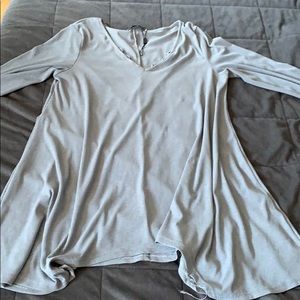 never worn gray tunic